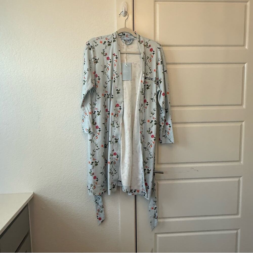 Hill House Drew Floral Robe Jeanine - Picture 3 of 7